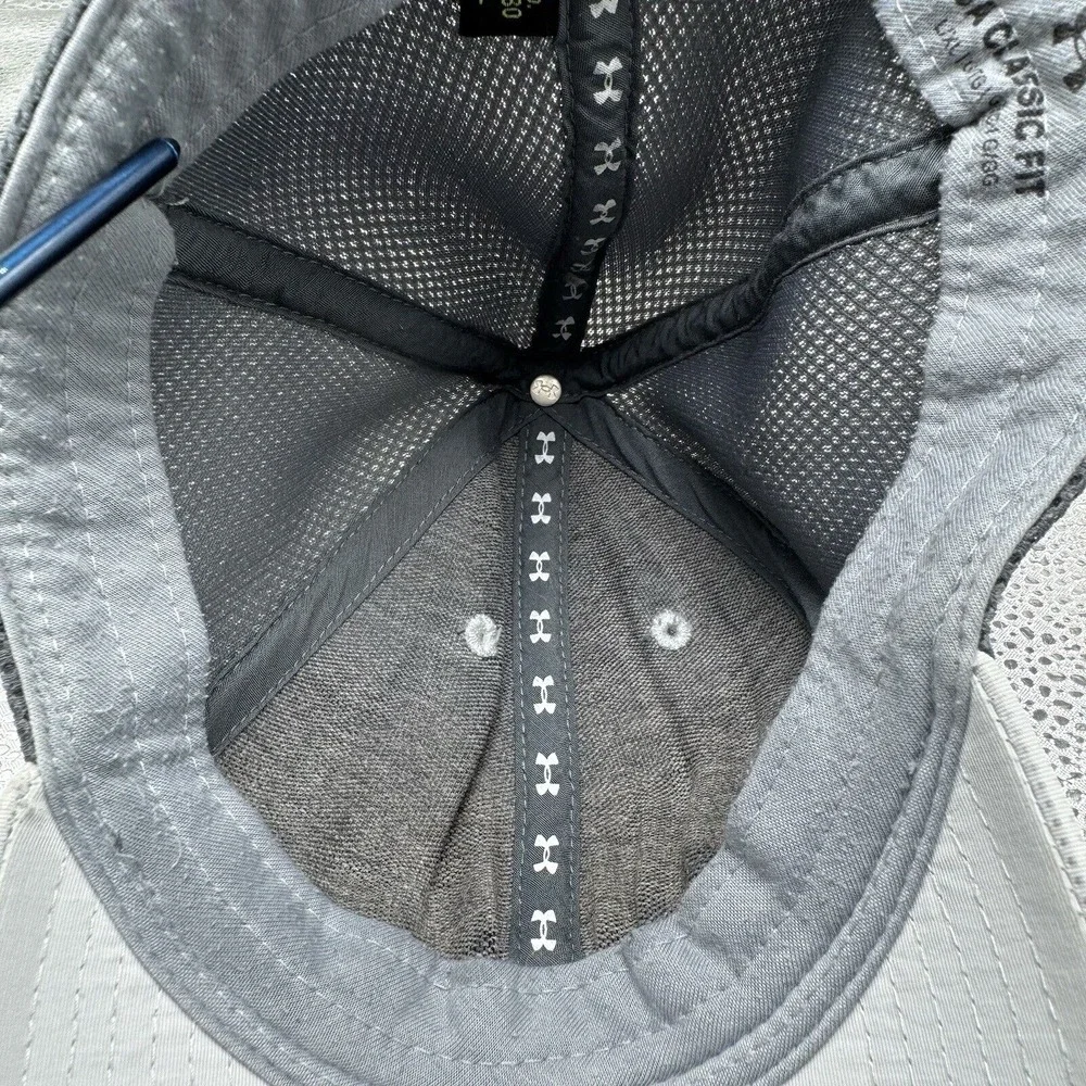 Under Armour Train‎ Spacer Mesh Cap Gray Athletic Hat Men's Size L/XL Polyester